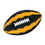 Beistle 55803-BKGY Pkgd Tissue Football w/Laces, black & golden-yellow, 12", Price/1/Package