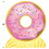 Beistle 56051 3-D Donut Centerpiece, assembly required, 10"