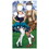 Beistle 56072 Oktoberfest Couple Photo Prop Stand-Up, easel included; assembly required, 6' &#190;" x 37&#189;", Price/1/Box