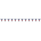Beistle 56080 Lobster Bake Pennant Banner, all-weather; 12 pennants/string, 9