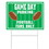 Beistle 56105 Plastic Game Day Parking Yard Sign, 1 metal H stake included; all-weather; assembly required, 11&#189;" x 15&#189;"