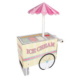 Beistle 56107 3-D Ice Cream Cart Prop, assembly required, 4' x 32