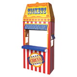 Beistle 56113 3-D Circus Ticket Booth Prop, assembly required, 6' ¾