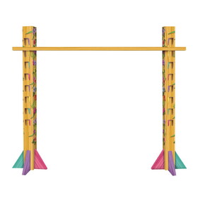 Beistle 56114 3-D Limbo Game, assembly required, 5' x 5'