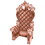 Beistle 56116RSEGD 3-D Prom Throne Prop, rose gold; easel attached; assembly required, 7' 1&#190;" x 3' 9&#188;"
