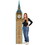 Beistle 56173 Big Ben Stand-Up, easel attached; assembly required, 7' 10" x 14&#190;"