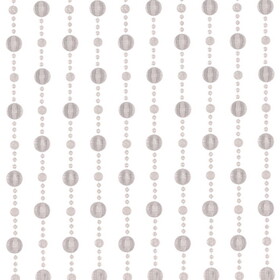 Beistle 56215-CLR Bead Curtain, clear; assembly required; Includes: 2-12 Plastic Tracks, 10-Beaded Curtain Strands, 8-Screws, 6' 6" x 24"
