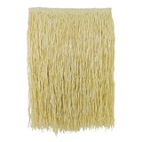 Beistle 56400-N Extra Large Hula Skirt, natural; elastic waistband, 36