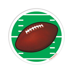 Beistle 56401 Football Coasters, 3&#188;"