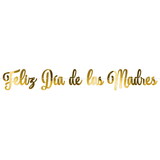 Beistle 56422 Foil Feliz Dia De La Madres Streamer, 8½