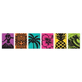 Beistle 56434 Luau Silhouette Streamer, 9½