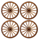 Beistle 56445 Wagon Wheel Cutouts, 18½