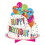 Beistle 56464 3-D Happy Birthday Centerpiece, 10½", Price/1/Pkg