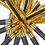 Beistle 57094-BKGD Squawkers, black & gold, 6", Price/8/Pkg