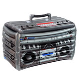 Beistle 57103 Inflatable Boom Box Cooler, holds apprx 48 12-Oz cans, 24