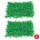 Beistle 57161 Pkgd Tissue Grass Mats, green, 15" x 30"