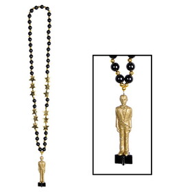 Beistle 57187 Beads w/Awards Night Statuette, 36"