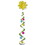 Beistle 57612 Jumbo Flower Whirl, 4'