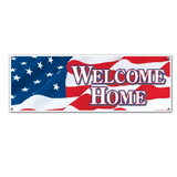Beistle 57722 Welcome Home Sign Banner, indoor & outdoor use; 4 grommets, 5' x 21