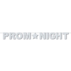 Beistle 57742 Glittered Prom Night Streamer, 8&#189;" x 8'