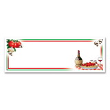 Beistle 57819 Italian Night Sign Banner, indoor & outdoor use; 4 grommets, 5' x 21