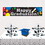 Beistle 57889 Graduation Banners, asstd designs; all-weather, 15" x 5'