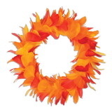 Beistle 57902-GOR Fancy Wreath, golden-yellow, orange, red, 8