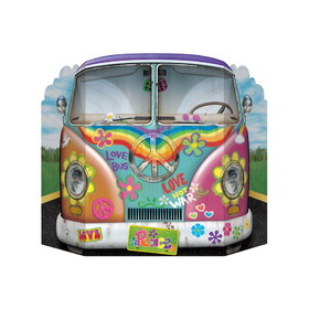 Beistle 57950 Hippie Bus Photo Prop, 3' 1" x 25"