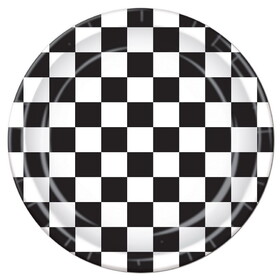 Beistle 58023 Checkered Plates, 9"