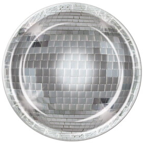 Beistle 58025 Disco Ball Plates, 9"