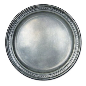 Beistle 58178 Pewter Paper Plates, 9"