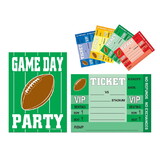 Beistle 58249 Game Day Football Invitations, envelopes included; prtd 2 sides, 4