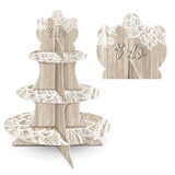 Beistle 59340 Wedding Cupcake Stand, assembly required, 16