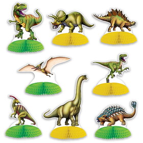 Beistle 59643 Dinosaur Mini Centerpieces, 4"-6&#188;"