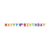 Beistle 59859-13 Happy 13th Birthday Streamer, 4¼