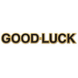 Beistle 59922 Foil Good Luck Streamer, gold, 5