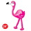 Beistle 59953 Inflatable Flamingo, 24", Price/1/Pkg