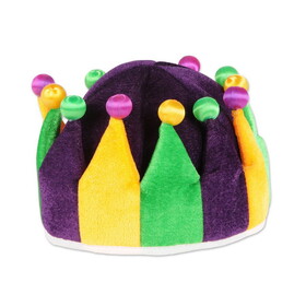 Beistle 60000 Plush Jester Crown, one size fits most
