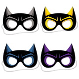 Beistle 60039 Hero Masks, elastic attached, 8½