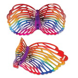 Beistle 60047 Rainbow Butterfly Glasses, one size fits most