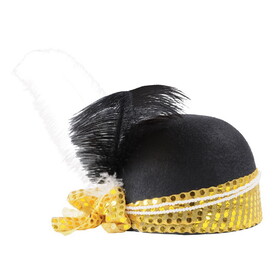 Beistle 60048 Sequined Flapper Hat, one size fits most; no retail packaging
