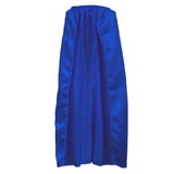 Beistle 60062-B Fabric Cape, blue; string-tie closure, 30