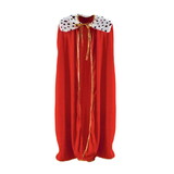 Beistle 60253 Adult King/Queen Robe, red, 4' 4