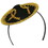 Beistle 60278 Sombrero Headband, attached to snap-on headband, Price/1/Card