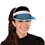 Beistle 60313-B Clear Blue Plastic Dealer's Visor, one size fits most