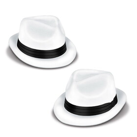 Beistle 60339-25 Velour Havana Chairman Hat, one size fits most