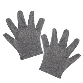 Beistle 60355 Fabric Chainmail Gloves, one size fits most