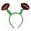 Beistle 60593 Football Boppers, attached to snap-on headband