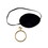 Beistle 60749 Pirate Eye Patch w/Plastic Earring, 1 gold earring included, 2&#189;" x 3&#188;"