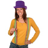 Beistle 60806 Mardi Gras Suspenders, adjustable; one size fits most